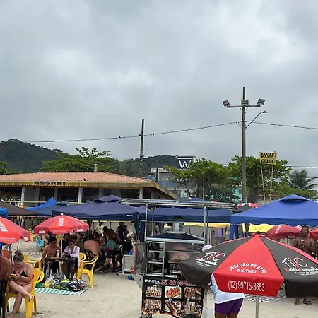 Apartamento Com Churrasqueira Ar Condicionado Na Praia Grande Ubatuba Exterior photo